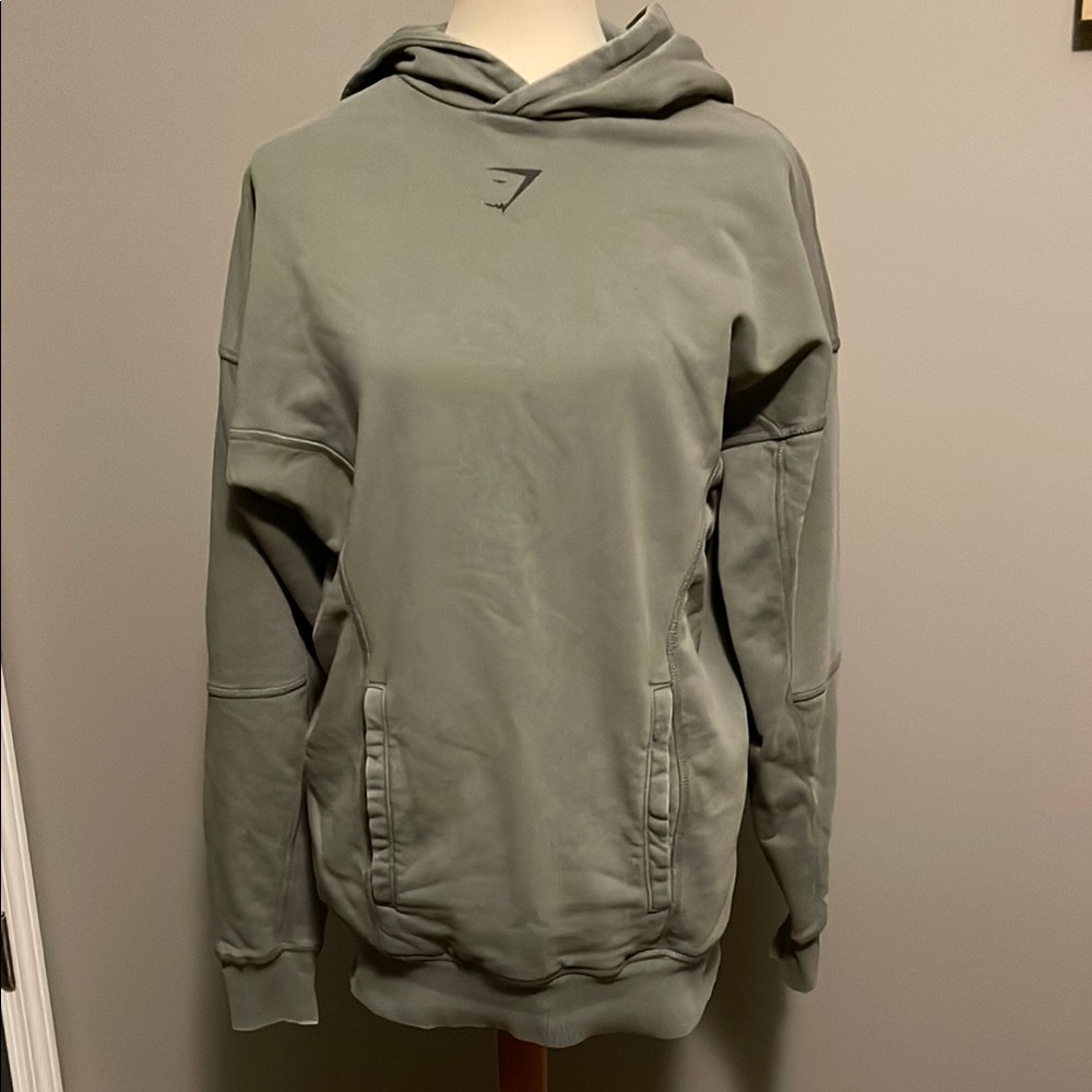 Men's Green Gymshark Hoodie